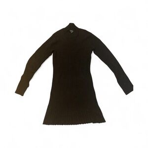 Vici Black Long Sleeve Knit Dress